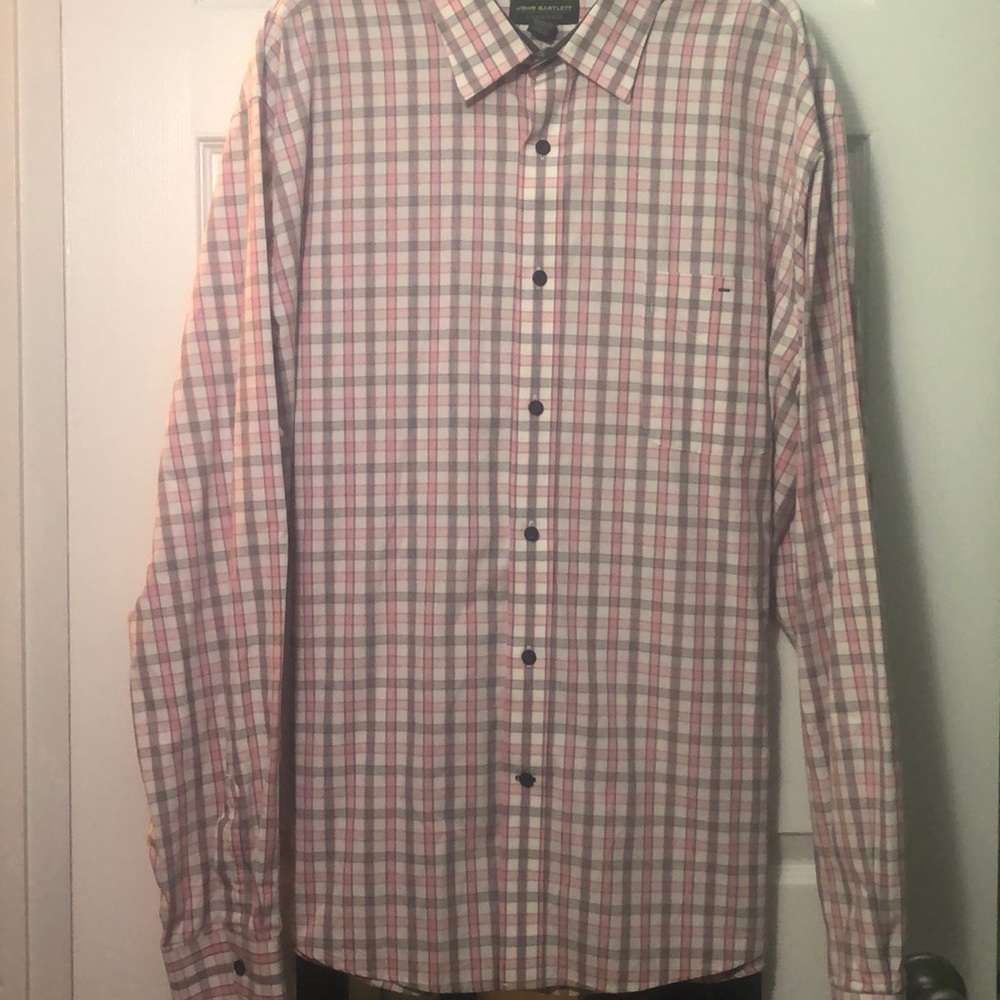 Men’s long sleeve plaid shirt